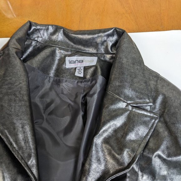 Black Size 16 faux coat Lanalee Jacket - Picture 2 of 3